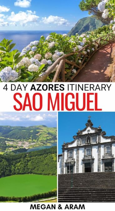 Spending 4 days in the Azores is a good amount to get a taste of the islands. This is an Azores itinerary for Sao Miguel with tours, hotels, and sights! Learn more! | Azores road trip | Things to do in the Azores | Sao Miguel itinerary | Itinerary Azores | Itinerary Sao Miguel | What to do in the Azore | Things to do on Sao Miguel | Sao Miguel in 4 days