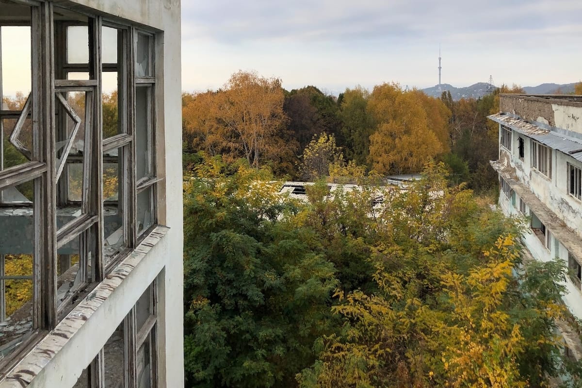 From inside the hospital