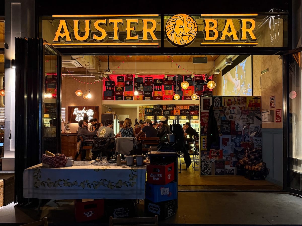 A bar at night in Almaty Kazakhstan