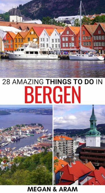 Are you visiting Western Norway soon? This is an epic guide of the best things to do in Bergen, Norway - from someone who used to live there! Learn more! | Bergen attractions | Bergen museums | Bergen landmarks | Bergen things to do | What to do in Bergen Norway | Visit Bergen Norway | Travel to Bergen Norway | Bergen itinerary | Bergen restaurants | Bergen cafes | Bergen coffee | Bergen day trips 