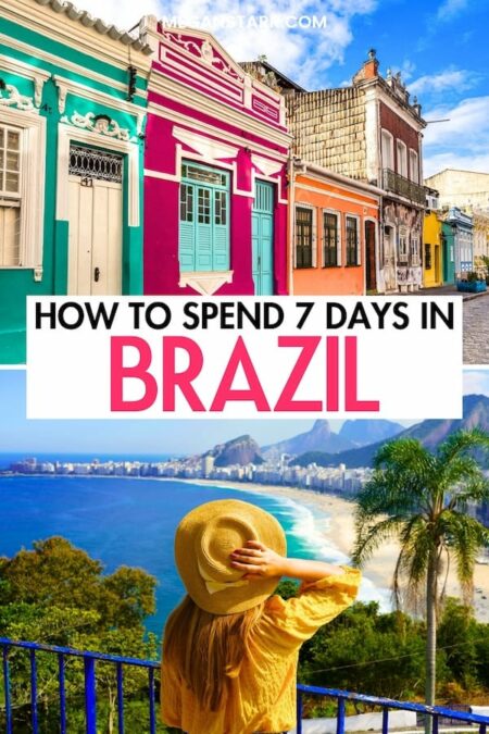 Are you looking for the best way to spend 7 days in Brazil? This guide shows you the perfect one-week in Brazil itinerary for first-time visitors! Click to learn more and how to plan your Brazil road trip. | Brazil itinerary | Itinerary Brazil | One week in Brazil | Brazil 1-week itinerary | Brazil 7-day itinerary | What to do in Brazil | Brazil things to do | Things to do in Brazil | Visit Brazil | Trip to Brazil | Brazil in summer | Brazil in winter