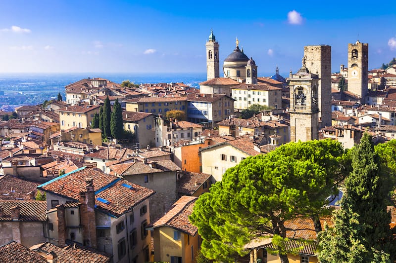 Beautiful Bergamo on a day trip from Milan