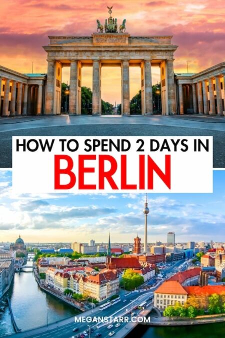 Are you looking for the best way to spend two days in Berlin? This is the ultimate 2-day Berlin itinerary, from what to do to where to eat (and even stay). I explain how to maximize your time in Berlin without missing out on any of the fun! Click to learn more. Weekend in Berlin | Visit Berlin | Things to do in Berlin | What to do in Berlin | Itinerary Berlin | 2 days in Berlin | Day trip to Berlin | Travel to Berlin | Berlin sightseeing | Berlin restaurants | Berlin hotels | Where to stay in Berlin | Hotels in Berlin | Berlin travel guide | Berlin 2-day itinerary | Berlin two-day itinerary | Berlin day trip