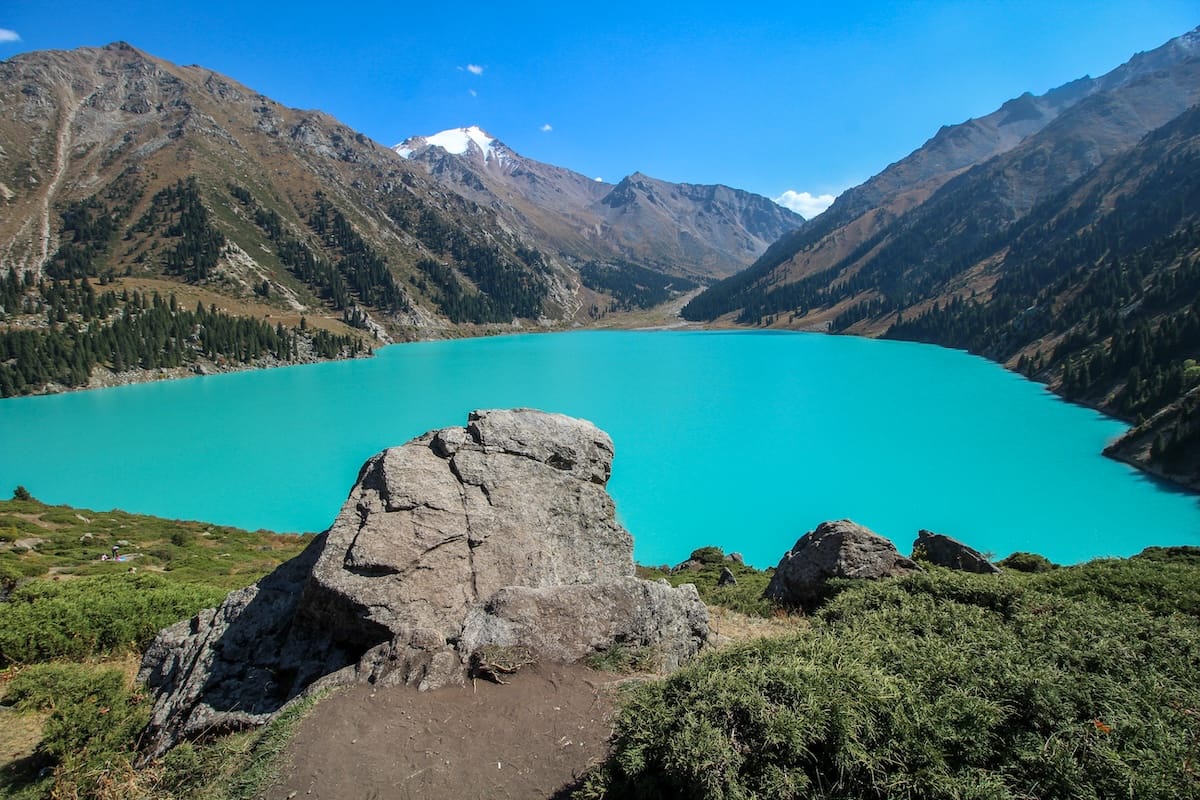 Big Almaty Lake in mid-September