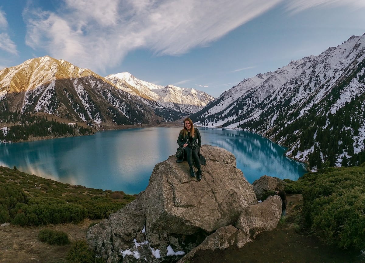 Big Almaty Lake in mid-October