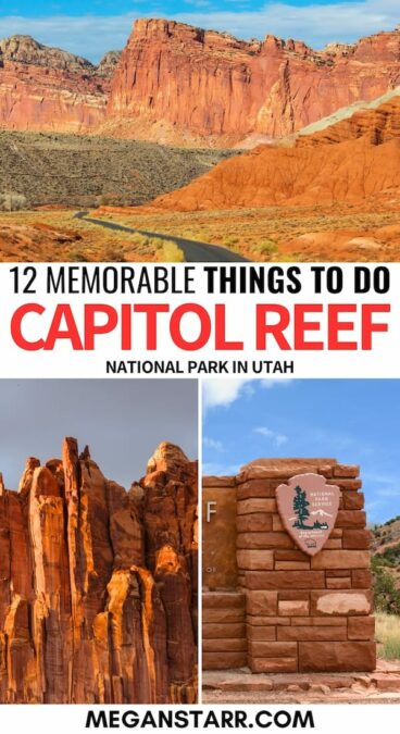 Capitol Reef is one of Utah's most underrated places. This is a guide to all the best things to do in Capitol Reef National Park - including hiking and more! | Capitol Reef things to do | Utah national parks | Capitol Reef itinerary | Capitol Reef hiking | Capitol Reef hikes | Capitol Reef photography | Capitol Reef attractions | Fruita Schoolhouse | Gifford Homestead | Places to visit in Utah