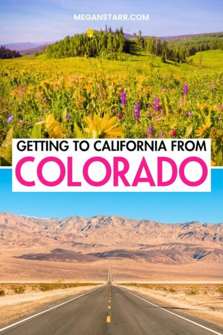 Are you considering taking a Colorado to California road trip? Our 7-day road trip itinerary from Colorado to California details the BEST stops for your trip! | USA road trip | Denver to Los Angeles | Denver to LA | Colorado Road Trip | California Road Trip | Utah Road Trip | Nevada Road Trip | Arizona Road Trip | Moab to Page | Page to Zion National Park | Denver to Arches National Park | Things to do in Colorado | Colorado itinerary | California itinerary | CO to CA road trip