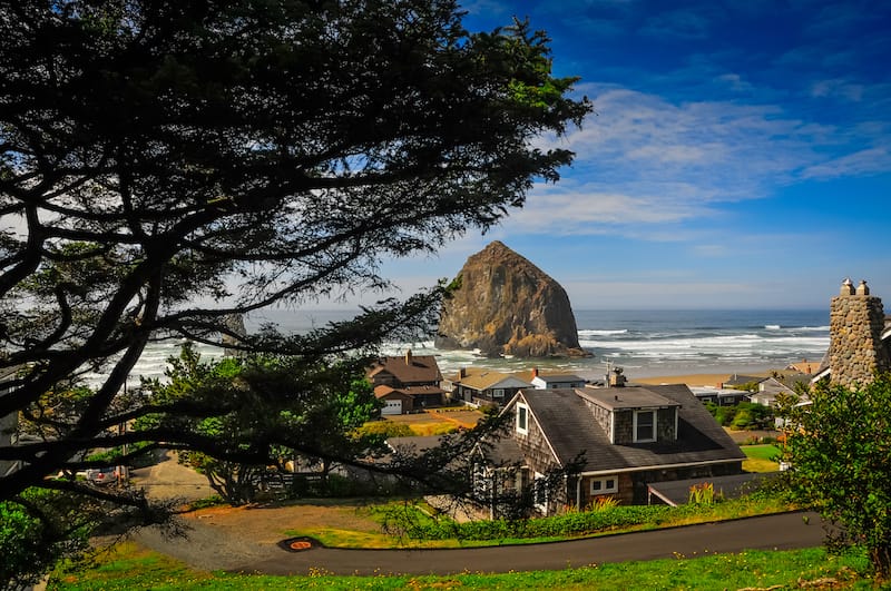 Cannon Beach in August