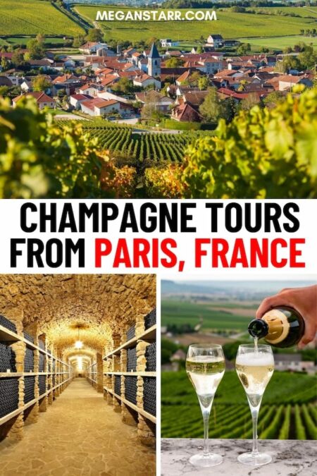 Are you looking for the best Champagne tours from Paris? This guide explores the best Paris Champagne day trips, including what to know before you go! | Champagne day trip from Paris | What to do in Champagne country | Paris to Champagne | Paris to Epernay | Things to do in Epernay | Paris to Moet & Chandon | Paris to Tattinger | Paris Champagne tours