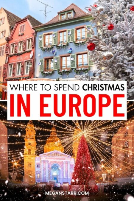 Are you looking to spend Christmas in Europe this year? Here are some dreamy destinations that have some of the best Christmas markets in Europe (and more). | Europe Christmas | Europe Christmas Markets | Christmas Markets Germany | Christmas Markets France | Germany Christmas | France Christmas | Vienna Christmas Market | Vienna Christmas | Tallinn Christmas | Norway Christmas | Prague Christmas