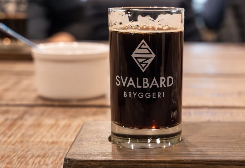 Beer tasting at Svalbard Brewery