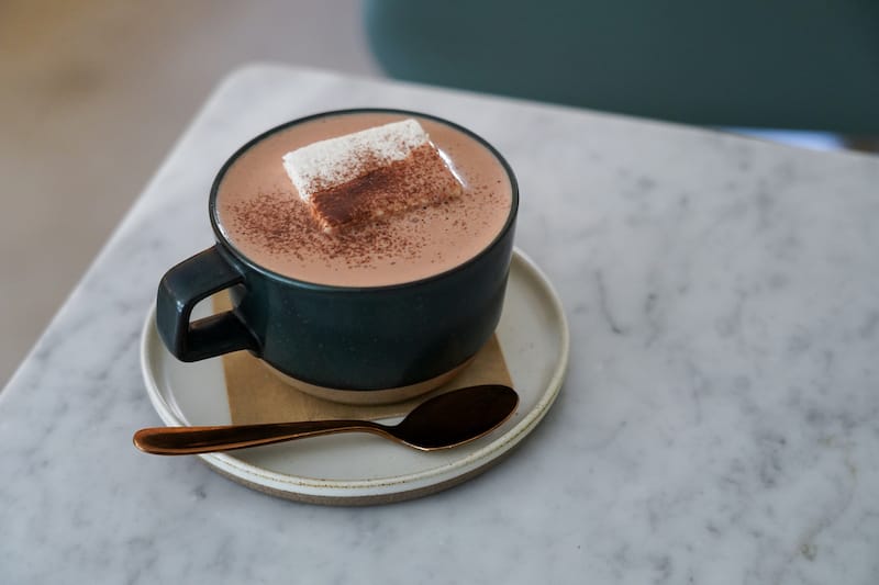 Hot chocolate at Fjåk