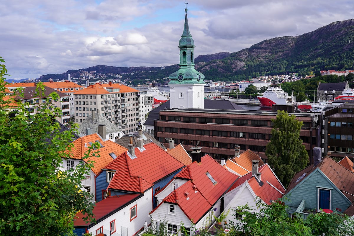 Views from the Nordnes Peninsula in Bergen