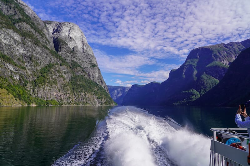 Cruising to Flåm (through Aurlandsfjorden)
