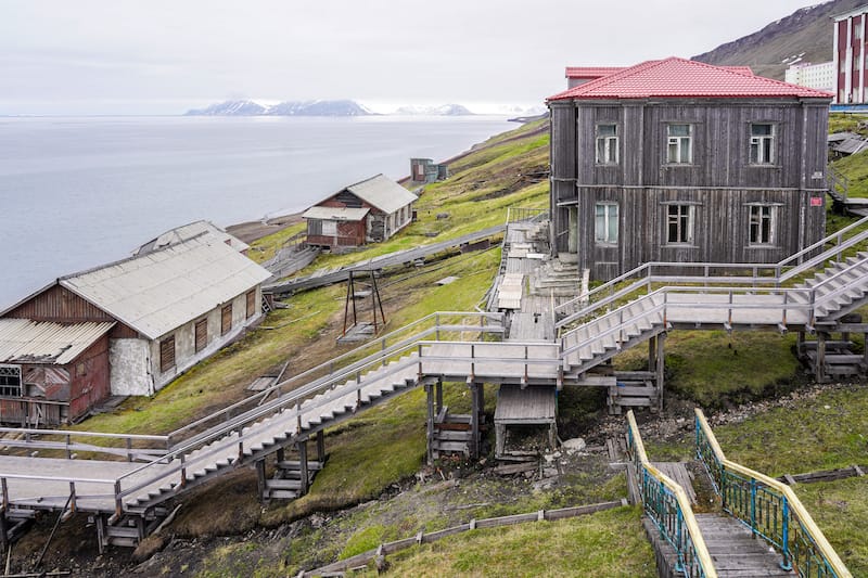 Barentsburg during summer