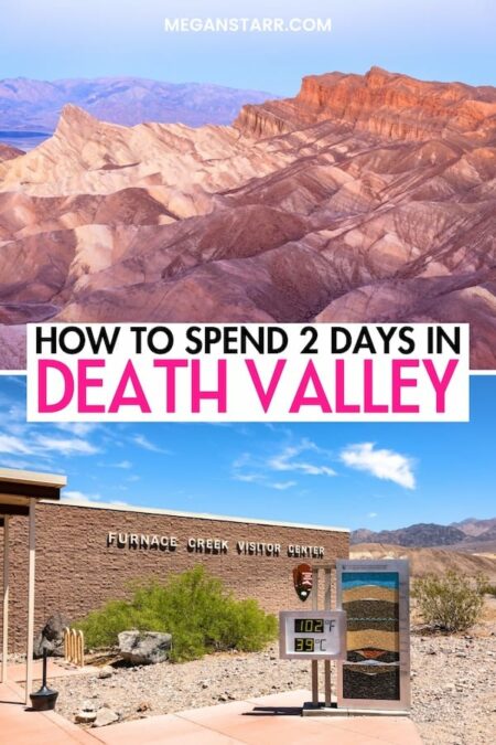 Are you looking for the best way to spend two days in Death Valley? This is the ultimate 2-day Death Valley itinerary, from what to do to where to eat (and even stay). I explain how to maximize your time in Death Valley without missing out on any of the fun! Click to learn more.

Weekend in Death Valley | Visit Death Valley | Things to do in Death Valley | What to do in Death Valley | Itinerary Death Valley | 2 days in Death Valley | Day trip to Death Valley | Travel to Death Valley | Death Valley sightseeing | Death Valley restaurants | Death Valley hotels | Where to stay in Death Valley | Hotels in Death Valley | Death Valley travel guide | Death Valley 2-day itinerary | Death Valley two-day itinerary | Death Valley day trip