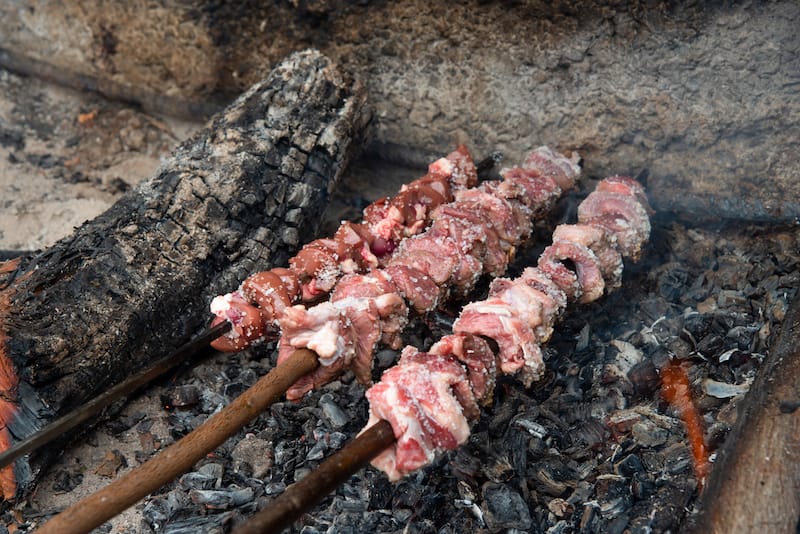 Eating Espetada is one of the best things to do in Madeira!