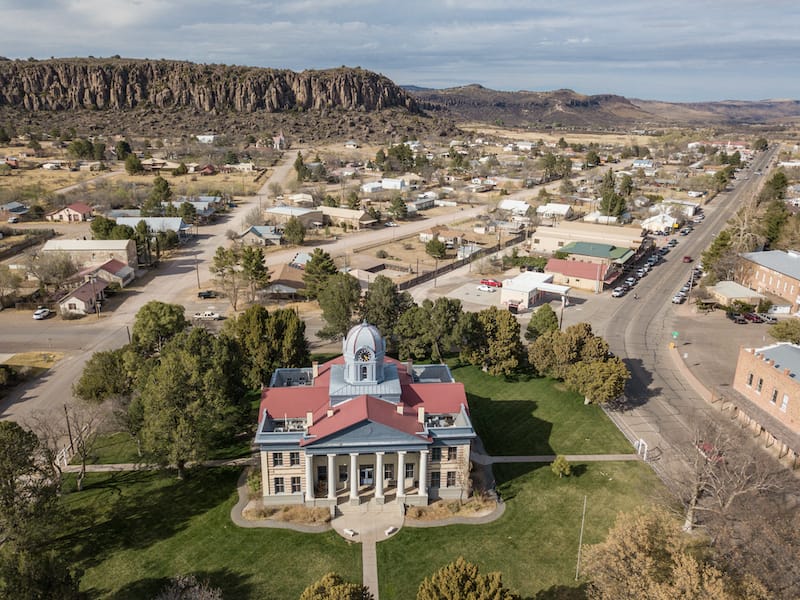 Fort Davis in summer