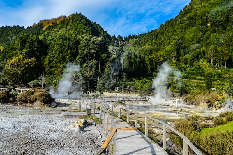 Fumaroles in Furnas