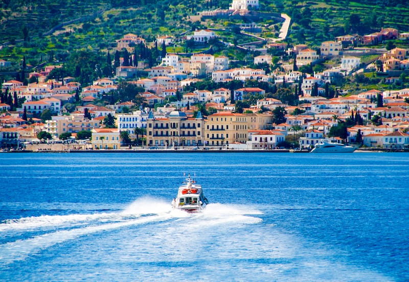 Getting a boat transfer to Spetses