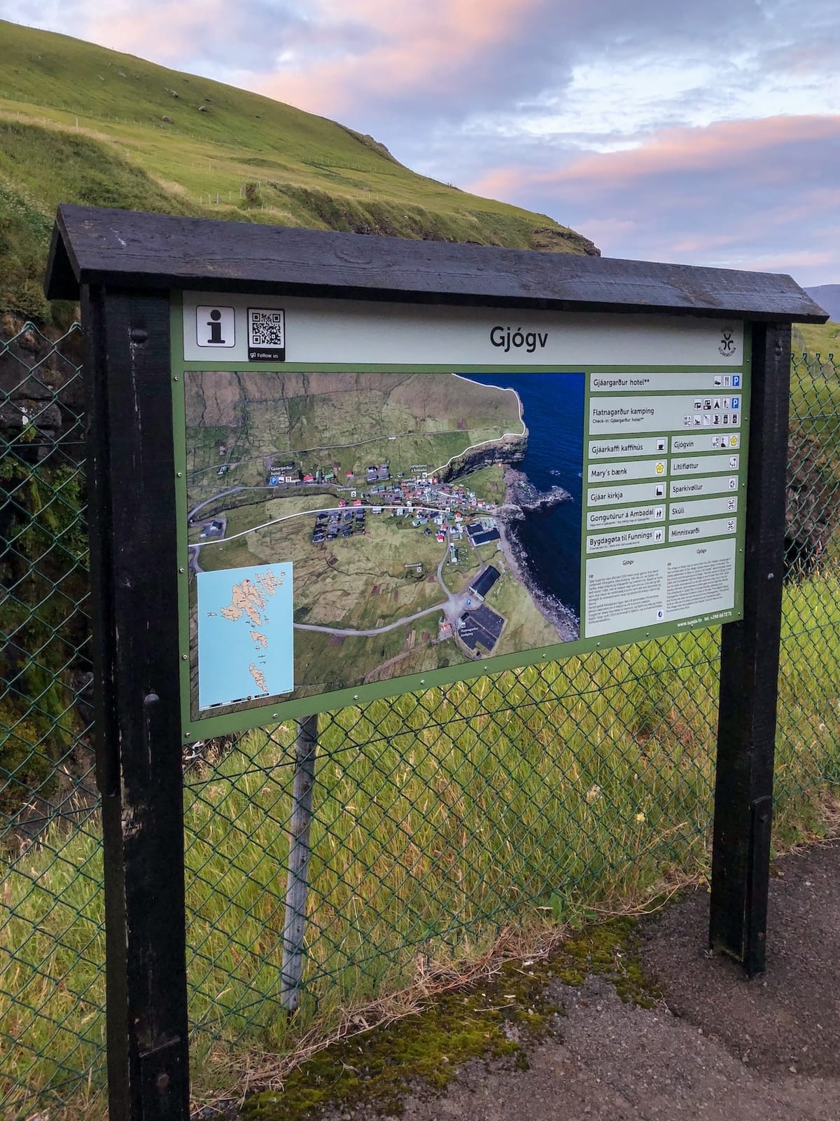 Gjógv sign
