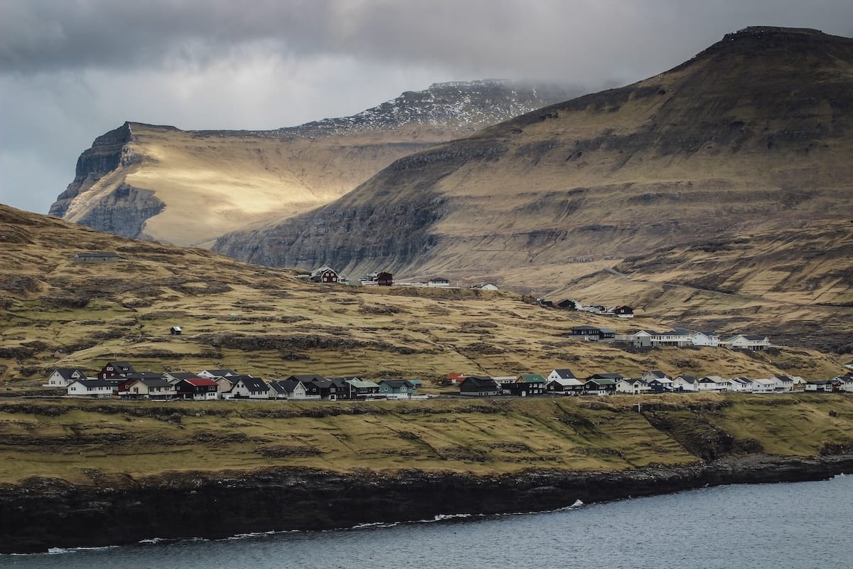 Beautiful Eiði in the Faroe Islands