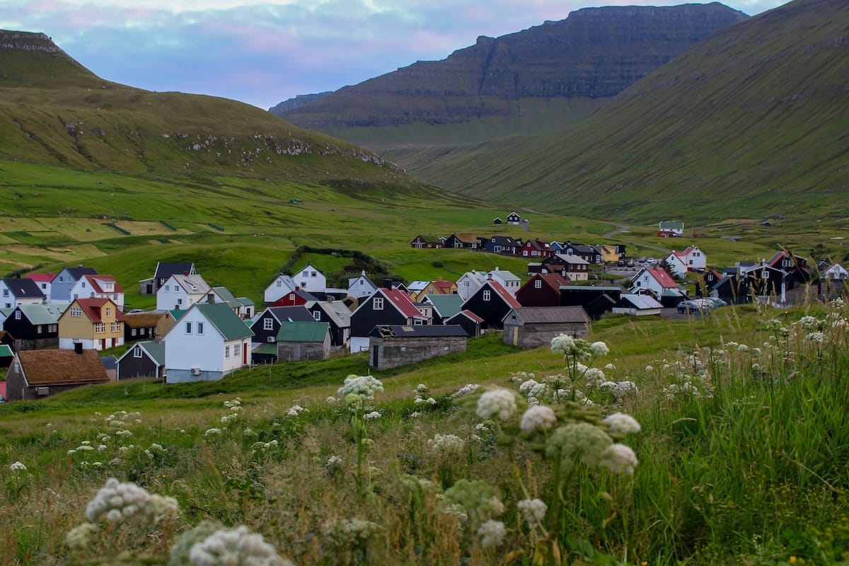 Gjógv in August