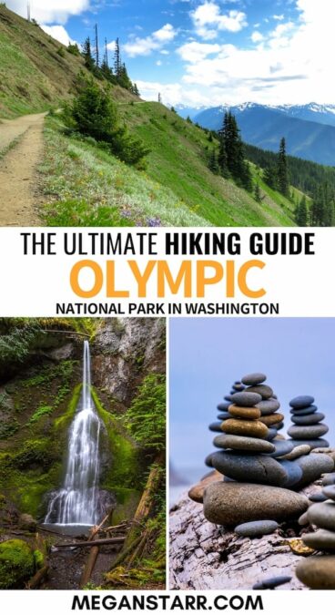 Are you an active traveler and looking for the best hikes in Olympic National Park for your upcoming trip? This Olympic National Park trails post has you covered! | Olympic National Park hiking | Olympic National Park hikes | Hoh Rainforest hikes | Hoh Rainforest trails | Washington hiking | US National Parks | Washington National Parks | PNW hiking | PNW trails | Olympic National Park nature | Olympic National Park photography | PNW waterfalls | Olympic National Park itinerary 