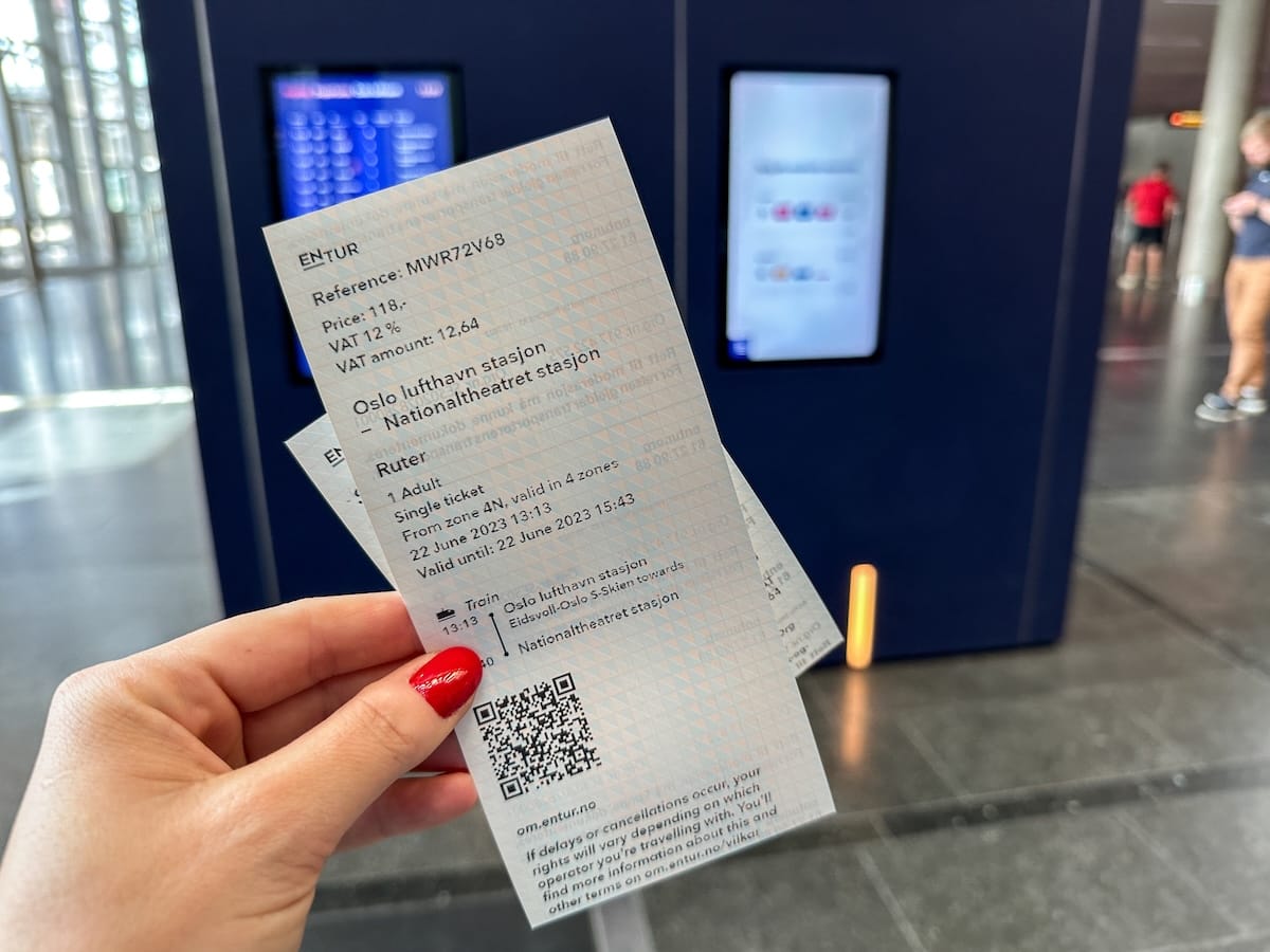 One of my 2023 Oslo tickets