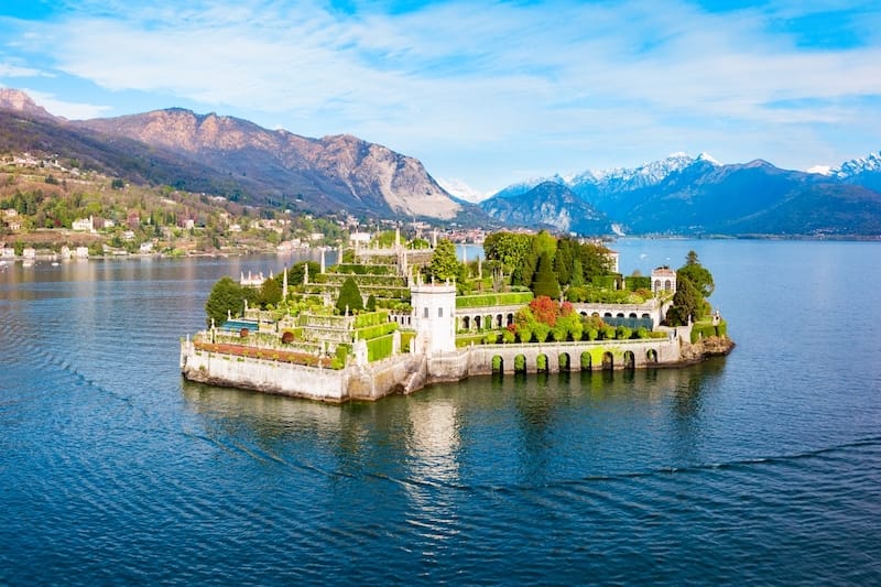 Isola Bella and Stresa town on Lake Maggiore