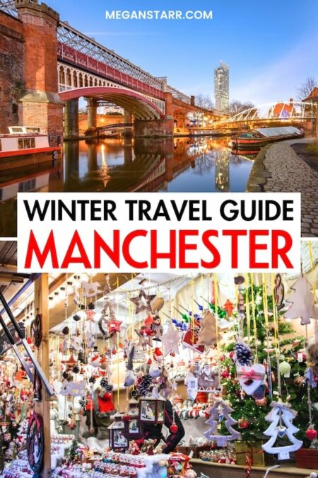Looking to take a trip to Manchester in winter this year? This travel guide will help you plan your trip! From the best things to do during winter in Manchester to where to stay and eat... I have covered it all. You will also find information about the weather and best seasonal activities inside. Click to learn more. | Manchester in winter | Winter in Manchester | Winter trip to Manchester | Manchester winter vacation | Winter vacation in Manchester | Things to do in Manchester in winter | What to do in Manchester | Manchester itinerary | Manchester in November | Manchester in December | Christmas in Manchester | New Years in Manchester | Manchester in January | Manchester in February | Manchester in March | Manchester winter tours