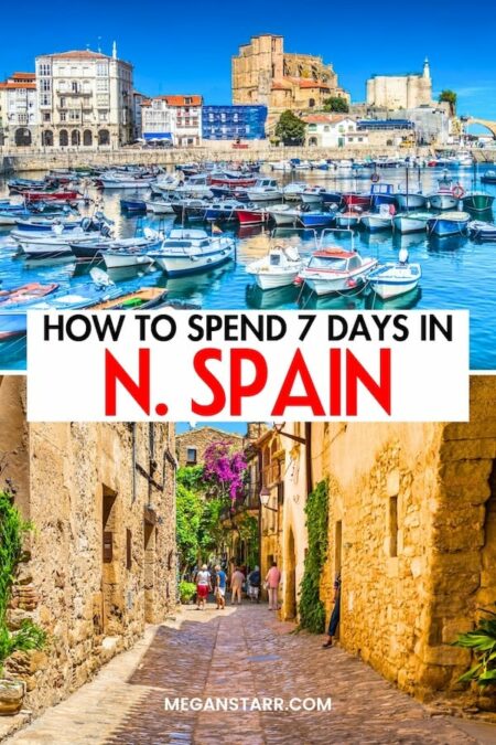 Are you looking for the best way to spend 7 days in Northern Spain? This guide shows you the perfect one-week in Northern Spain itinerary for first-time visitors! Click to learn more and how to plan your Northern Spain road trip. | Northern Spain itinerary | Itinerary Northern Spain | One week in Northern Spain | Northern Spain 1-week itinerary | Northern Spain 7-day itinerary | What to do in Northern Spain | Northern Spain things to do | Things to do in Northern Spain | Visit Northern Spain | Trip to Northern Spain | Northern Spain in summer | Northern Spain in winter