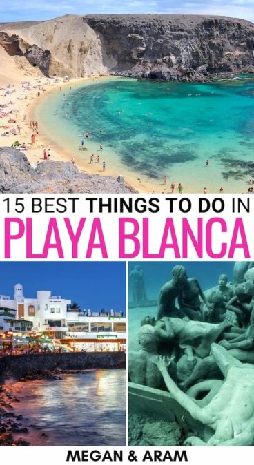 Are you looking for the best things to do in Playa Blanca, Lanzarote? This guide covers the top Playa Blanca activities, attractions, and more! | What to do in Playa Blanca | Playa Blanca itinerary | Playa Blanca tours | Playa blanca day trips | Places to visit in Lanzarote | Things to do in Lanzarote | Playa Blanca beaches | Playa Blanca museums | Playa Blanca attractions | Playa Blanca landmarks