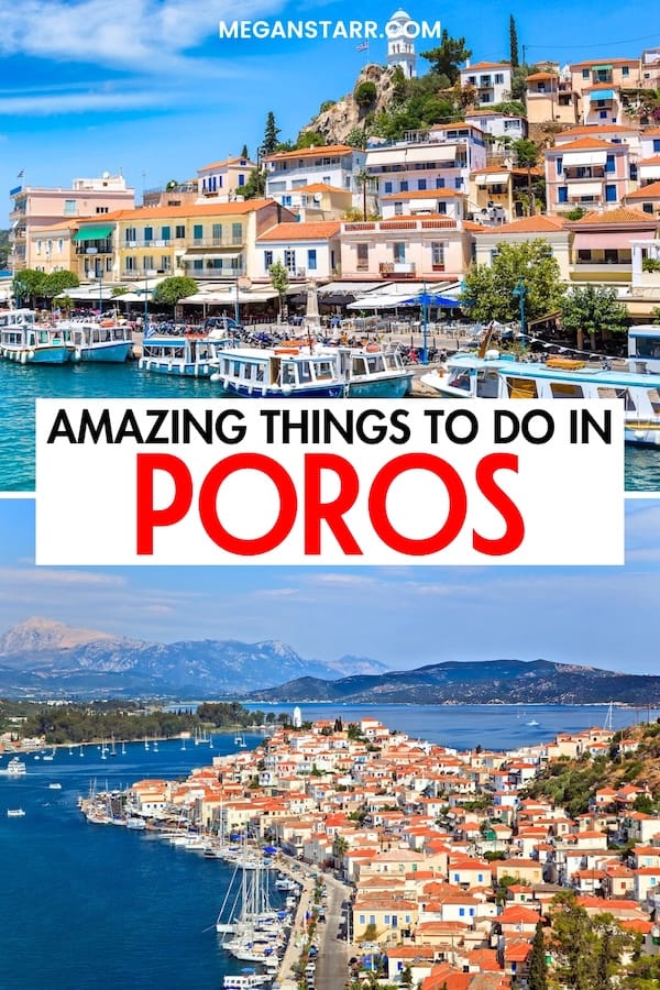 Are you looking for the best things to do in Poros, Greece? This guide details the top Poros attractions, including museums, places to eat, landmarks, and more! This is your Poros bucket list! | What to do in Poros | Poros landmarks | Poros restaurants | Poros things to do | Visit Poros | Poros day trips | Day trips from Poros | Poros sightseeing | Poros for first-timers | Poros itinerary