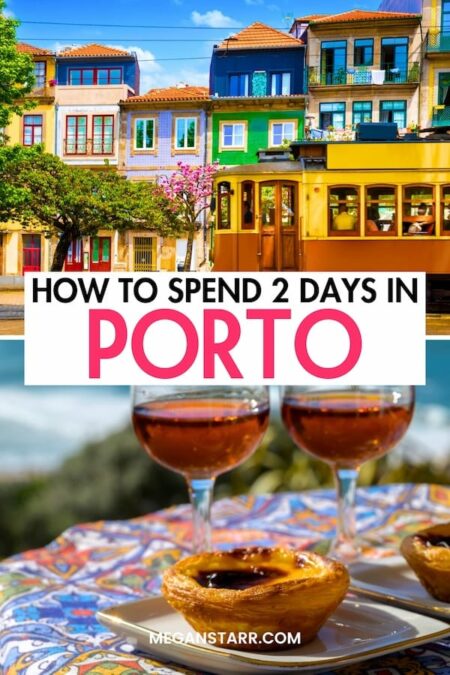 Are you looking for the best way to spend two days in Porto? This is the ultimate 2-day Porto itinerary, from what to do to where to eat (and even stay). I explain how to maximize your time in Porto without missing out on any of the fun! Click to learn more.

Visit Porto | Things to do in Porto | What to do in Porto | Itinerary Porto | Day in Porto | Day trip to Porto | Travel to Porto | Porto sightseeing | Porto restaurants | Porto hotels | Where to stay in Porto | Hotels in Porto | Porto travel guide | Porto 2-day itinerary | Porto two-day itinerary | Porto day trip