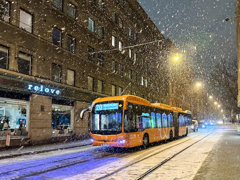 Stuck in the snow in January 2023 in Helsinki-1