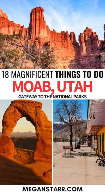 Looking for the best things to do in Moab, Utah for your upcoming trip? This guide details the best Moab attractions, day trips, and beyond! | Moab things to do | What to do in Moab | Moab landmarks | Attractions in Moab | Day trips from Moab | Moab excursions | Moab tours | Moab in winter | Moab vacation | Places to visit in Moab | Moab bucket list | Moab itinerary | Visit Moab Utah | Travel to Moab | Moab sightseeing | Moab rafting | Moab to Arches | Moab to Canyonlands | Moab museums