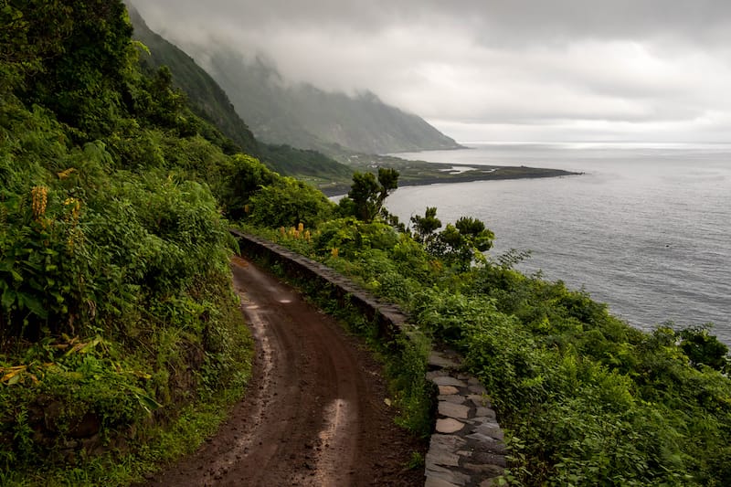 Temperamental skies in the Azores