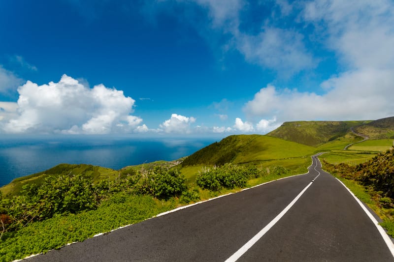 The roads in the Azores are so dependent on the landscapes of the islands