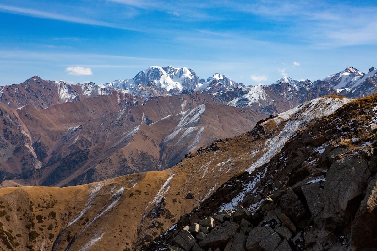 The way to Furmanov Peak