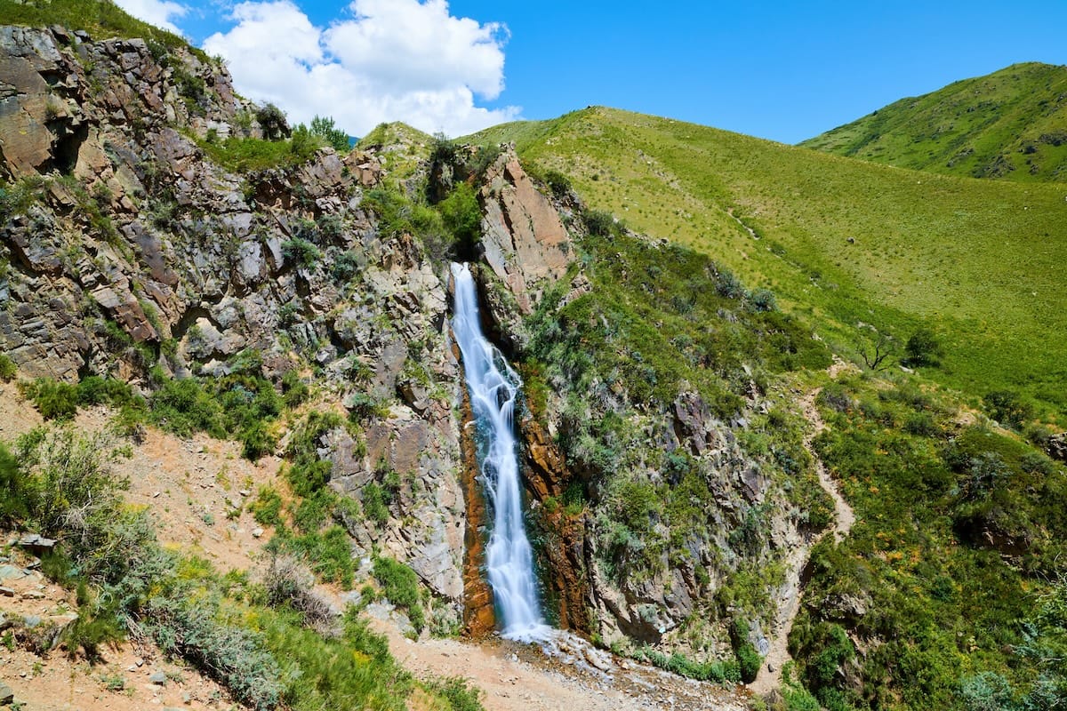 One of the waterfalls in Turgen