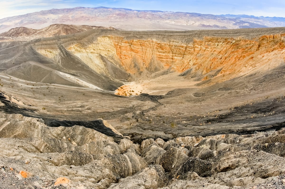 Ubehebe Crater in Death Valley