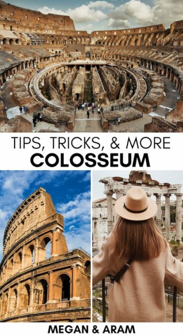 Looking to visit the Colosseum on your upcoming trip to Rome? This guide details what to know before visiting the Colosseum, including ticket, tour, and visitor info! | Colosseum itinerary | How to visit Rome Colosseum | Colosseum travel tips | Colosseum visitor information | Colosseum tickets | Colosseum tours | Colosseum sightseeing | Travel to the Colosseum in Rome