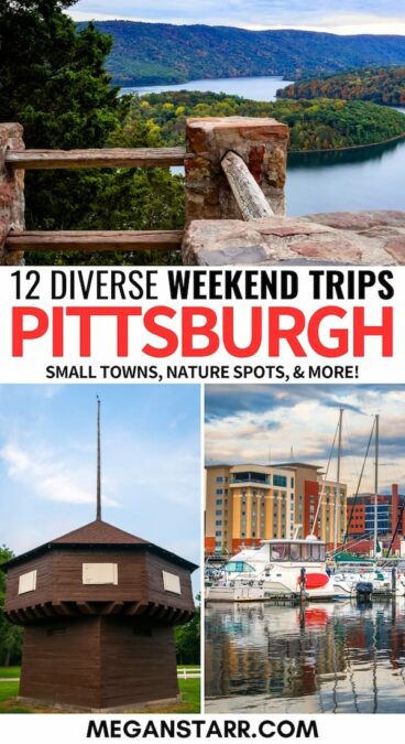 Are you on the hunt for the best weekend trips from Pittsburgh? This guide covers some fantastic Pittsburgh day trips as well as longer weekend getaways from Pittsburgh, Pennsylvania. Let us know your favorite in the comments! | Pittsburgh things to do | Places to visit in Pennsylvania | Day trips from Pittsburgh | Weekend trips Pittsburgh | City Breaks Near Pittsburgh 