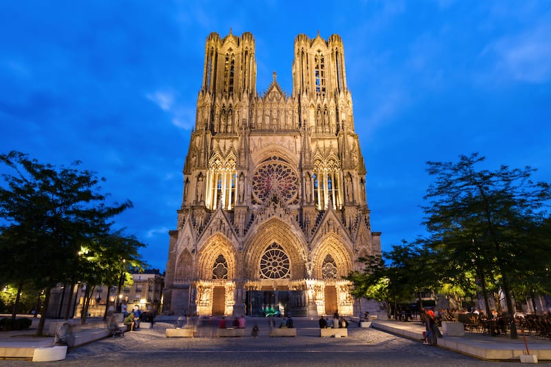 You also get to see the Reims Cathedral