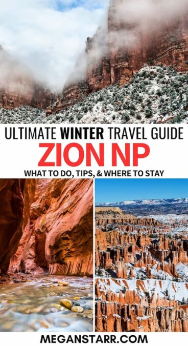 Are youAre you planning a trip to Zion National Park in winter? This Zion winter guide will give you tips for things to do, what to pack, best hike, and much more! | Zion in winter | winter in Zion | Utah in winter | Utah national parks | Zion hiking | Zion hiking in winter | Winter hikes in Zion | Angel's Landing Zion | The Narrows Zion | Things to do in Utah | Places to visit in Utah | USA National Parks | Zion hikes | Zion photography | Zion winter hikes | Utah winter trips planning a trip to Zion National Park in winter? This Zion winter guide will give you tips for things to do, what to pack, best hike, and much more! | Zion in winter | winter in Zion | Utah in winter | Utah national parks | Zion hiking | Zion hiking in winter | Winter hikes in Zion | Angel's Landing Zion | The Narrows Zion | Things to do in Utah | Places to visit in Utah | USA National Parks | Zion hikes | Zion photography | Zion winter hikes | Utah winter trips