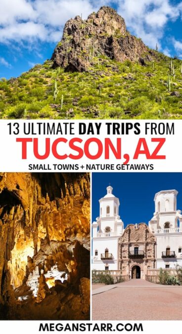 Looking for the best day trips from Tucson for an escape for the day? These are some amazing Tucson day trips- from cities to state parks and beyond! | Weekend trips from Tucson | Places to visit near Tucson | Tucson things to do | Things to do in Tucson | Hiking near Tucson | What to do in Tucson | Day tours from Tucson | Places to visit in Arizona | Arizona bucket list | Arizona weekend trips | Arizona day trips | Tucson road trip | Arizona road trip | Arizona destinations | Tucson attractions