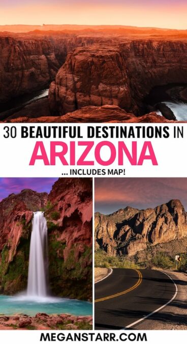 Are you trying to tick off places on your Arizona bucket list? This guide to the best places to visit in Arizona tells you where to go and why you should visit! | Arizona places to visit | Things to do in Arizona | Grand Canyon | Visit Arizona | Arizona day trips | Arizona destinations | Arizona travel | Must visit places Arizona | Places to visit in Arizona with kids | Arizona road trip | Destinations in Arizona