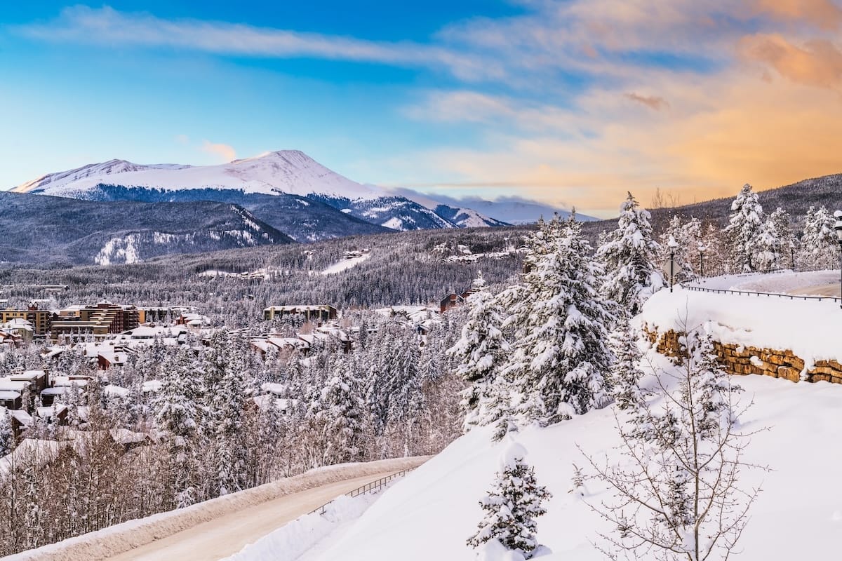 Breckenridge in winter