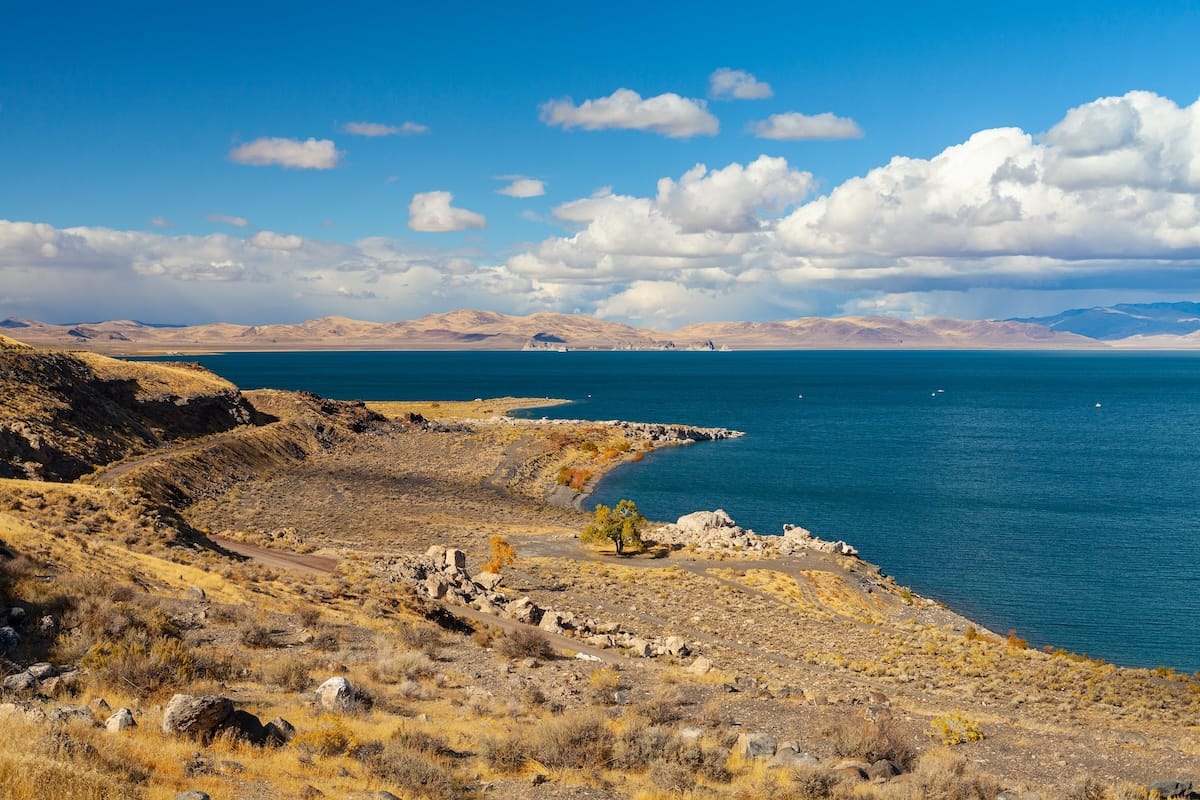 Pyramid Lake in Nevada
